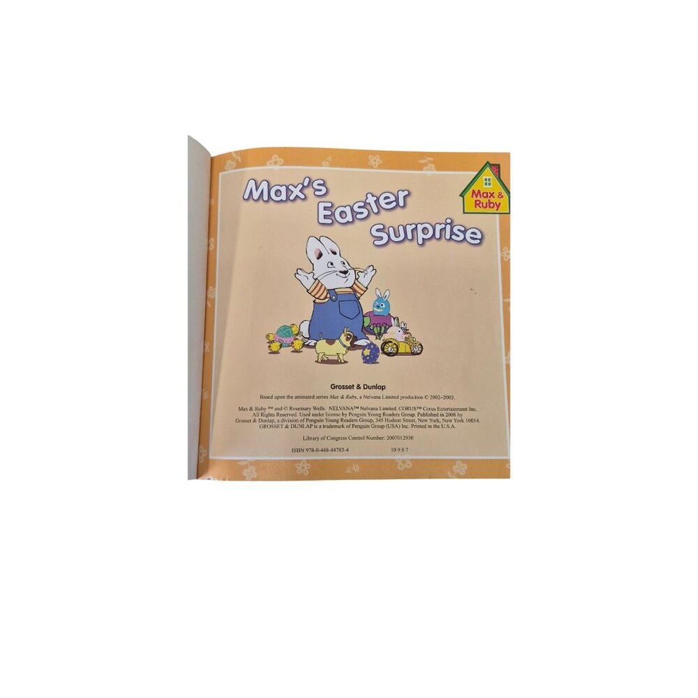 Maxs Easter Surprise Childrens Book Grosset & Dunlap Nick Jr. - Picture 2 of 6